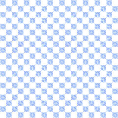 Seamless Geometric Pattern in Frosty Blue color in Tribal Style. High quality illustration for textile, wrapping, fabric, linen, clothes, apparel. Hand drawn watercolor surface design