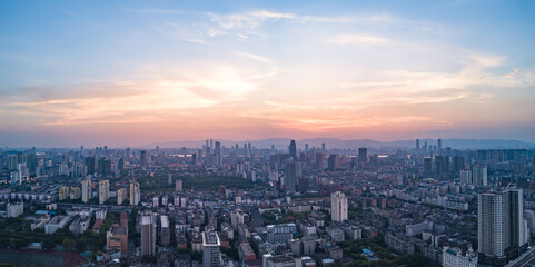Fototapeta premium Nanjing city architecture scenery