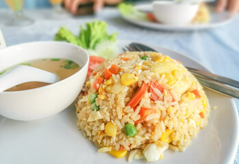 rice with chicken