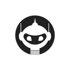 Robot Vector icon design illustration Template