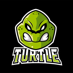Turtle sport or esport gaming mascot logo template, for your team