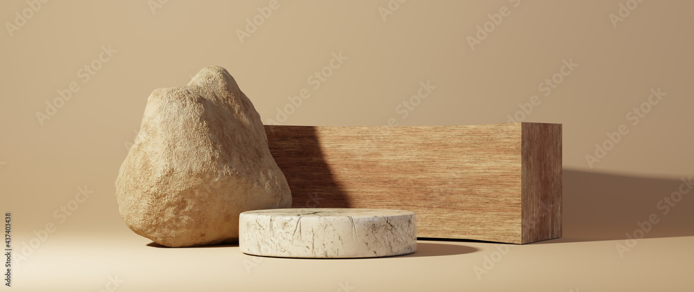Poster 3d render of vector abstract background. podium for show product. blank scene showcase mockup with e