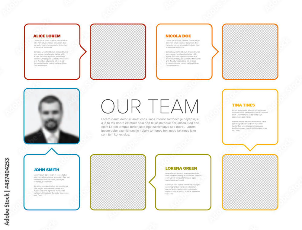 Wall mural company team presentation template