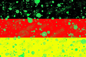 German Flag Grafic Freestyle Backgrounds