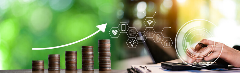 Business Concept idea working.	