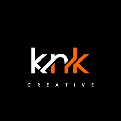KNK Letter Initial Logo Design Template Vector Illustration