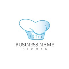 Hat chef logo template
