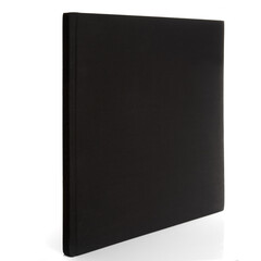Square black book isolated on white
