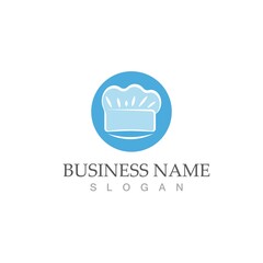 Hat chef logo template