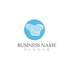 Hat chef logo template