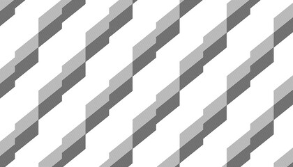 Seamless halftone geometric stripe line pattern vector on black background for Fabric and textile printing, jersey print, wrapping paper, backdrops and , packaging, web banners
