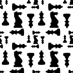 Graphic chess pattern for your design and background