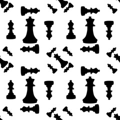 Graphic chess pattern for your design and background