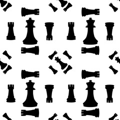 Graphic chess pattern for your design and background