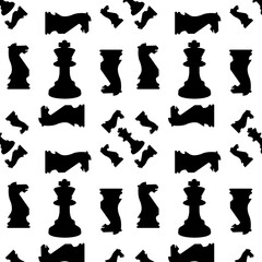 Graphic chess pattern for your design and background