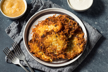 Homemade Salty Potato Pancake Latkes