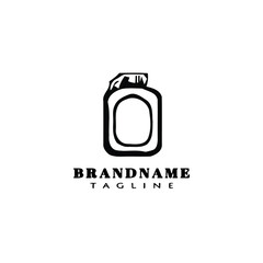 bottle logo icon design template vector illustration