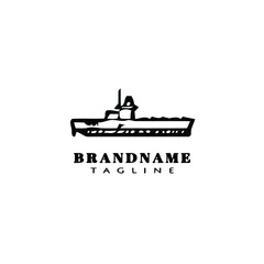 Obraz premium ship logo icon design template vector illustration