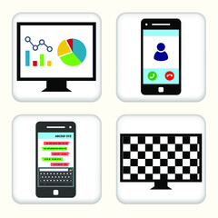 Vector illustration Set for Presentation, Operating System and more.... EPS10