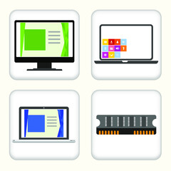 Vector illustration Set for Operating System, Presentation and more.... EPS10