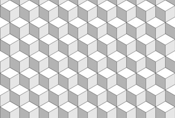 grayscale image of tiled square blocks, cubes stacking vector