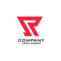 Simple R Symbol Logo Design