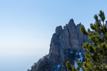 Image of a mountain peak.
