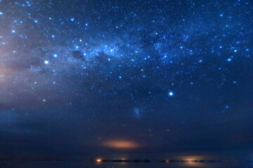 Fototapeta premium Amazing View in Uyuni Salt Flats, Bolivia