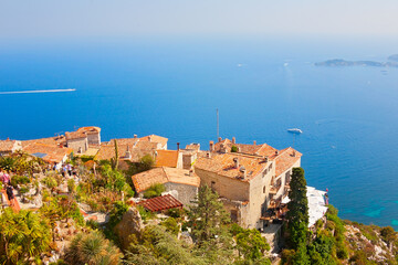 Dorf Èze - das schönste Panorama der Côte d'Azur, Frankreich