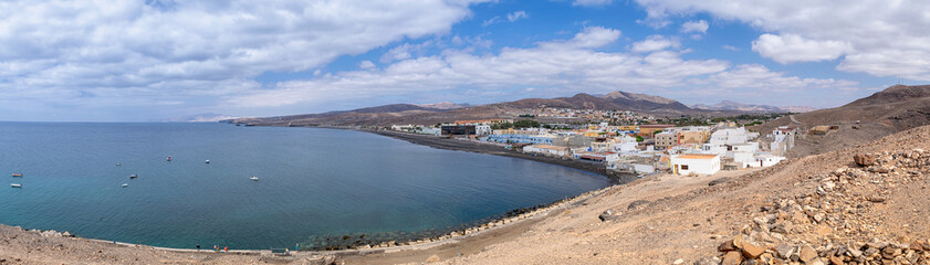Naklejka na ściany i meble Panorama Tarajalejo Fuerteventura