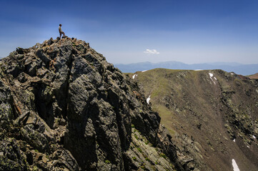 Fototapeta premium Carlit summit (Pyrenees Orientales, France)