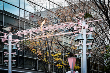 大阪、大阪城公園付近の景観