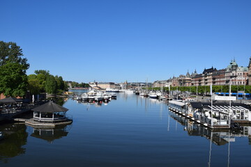 Fototapeta na wymiar View over Stockholm, Sweden 