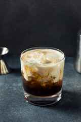 Refreshing Boozy White Russian Cocktail