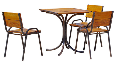 the chairs and tables on White
