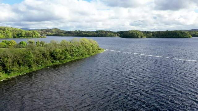 Aerial view of Lough Gill, County Sligo - Ireland
