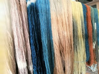 The natural indigo dyes of Thailand.