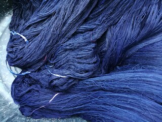 The natural indigo dyes of Thailand.