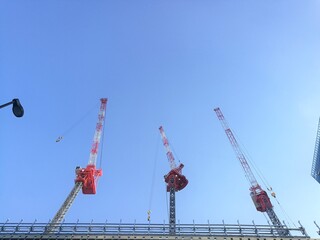 crane on a construction site