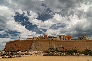 Termoli. Glimpses of the old town. Termoli is an Italian town of 32 953 inhabitants in the province...