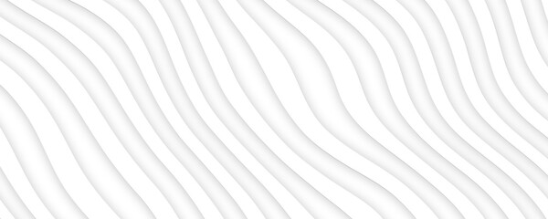 White silver wave background for business presentation . Abstract elegant seamless pattern.
