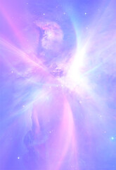 Abstract Ethereal Fantasy Cosmic Colorful Background Wallpaper