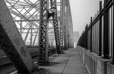 old bridge in the city