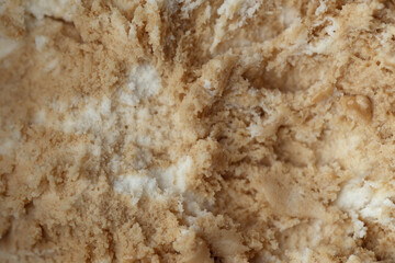 Ice cream brown texture background.