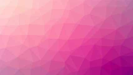 Pink polygon pattern. Low poly design
