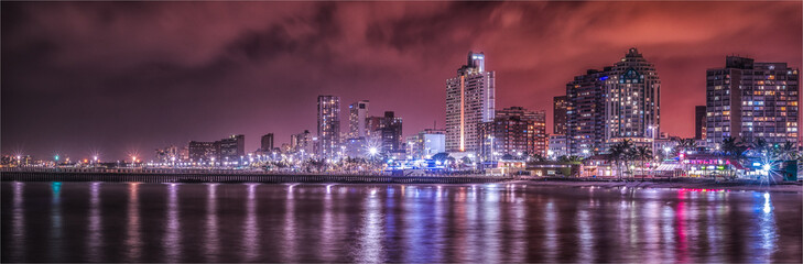 Fototapeta na wymiar Durban city skyline