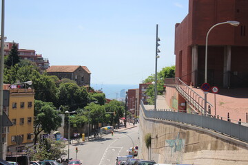 Carmelo Neighourhood in Barcelona, Catalonia- Spain