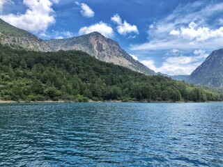 May 18, 2021, Antalya province, Turkey. Green canyon, rest in the mountains, beautiful view of nature