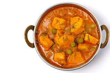 Indian style cottage cheese dish or curry