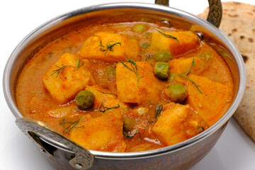Indian style cottage cheese dish or curry